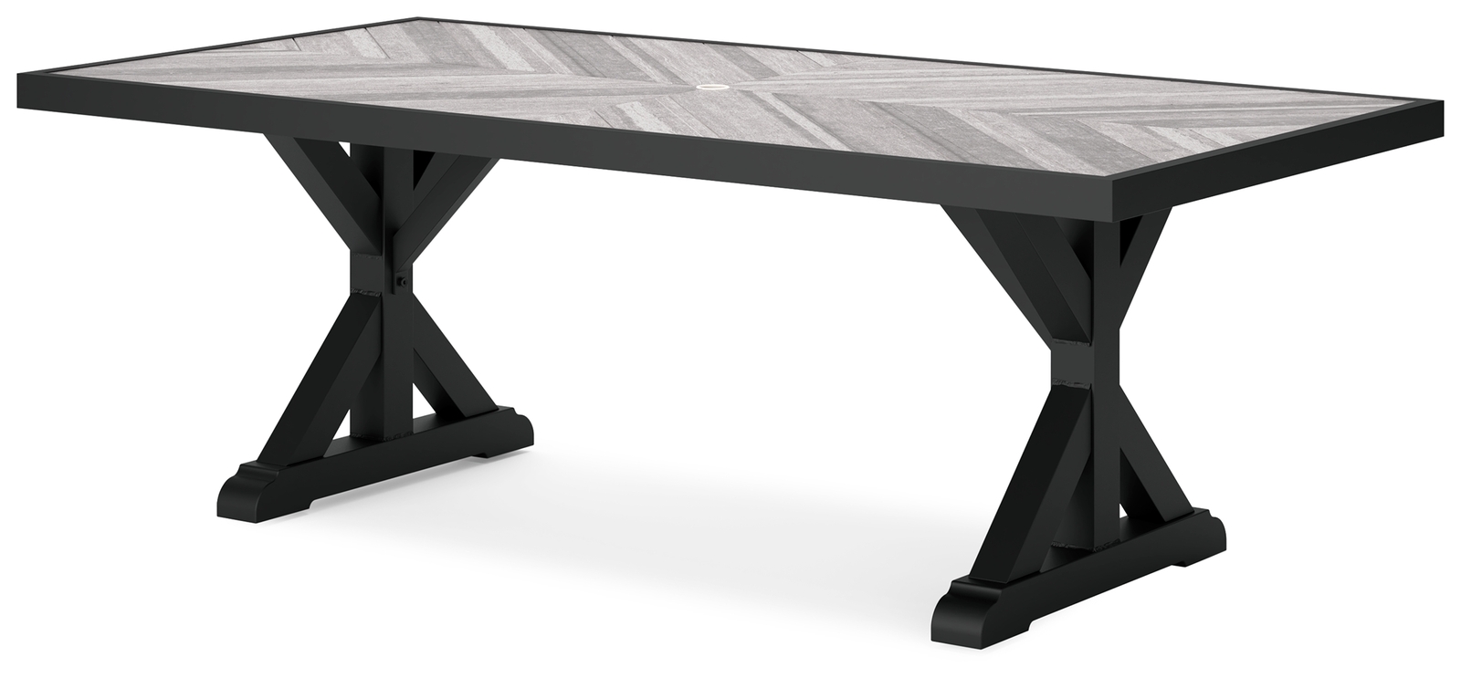 Beachcroft - Rect Dining Table W/Umb Opt - Image 3