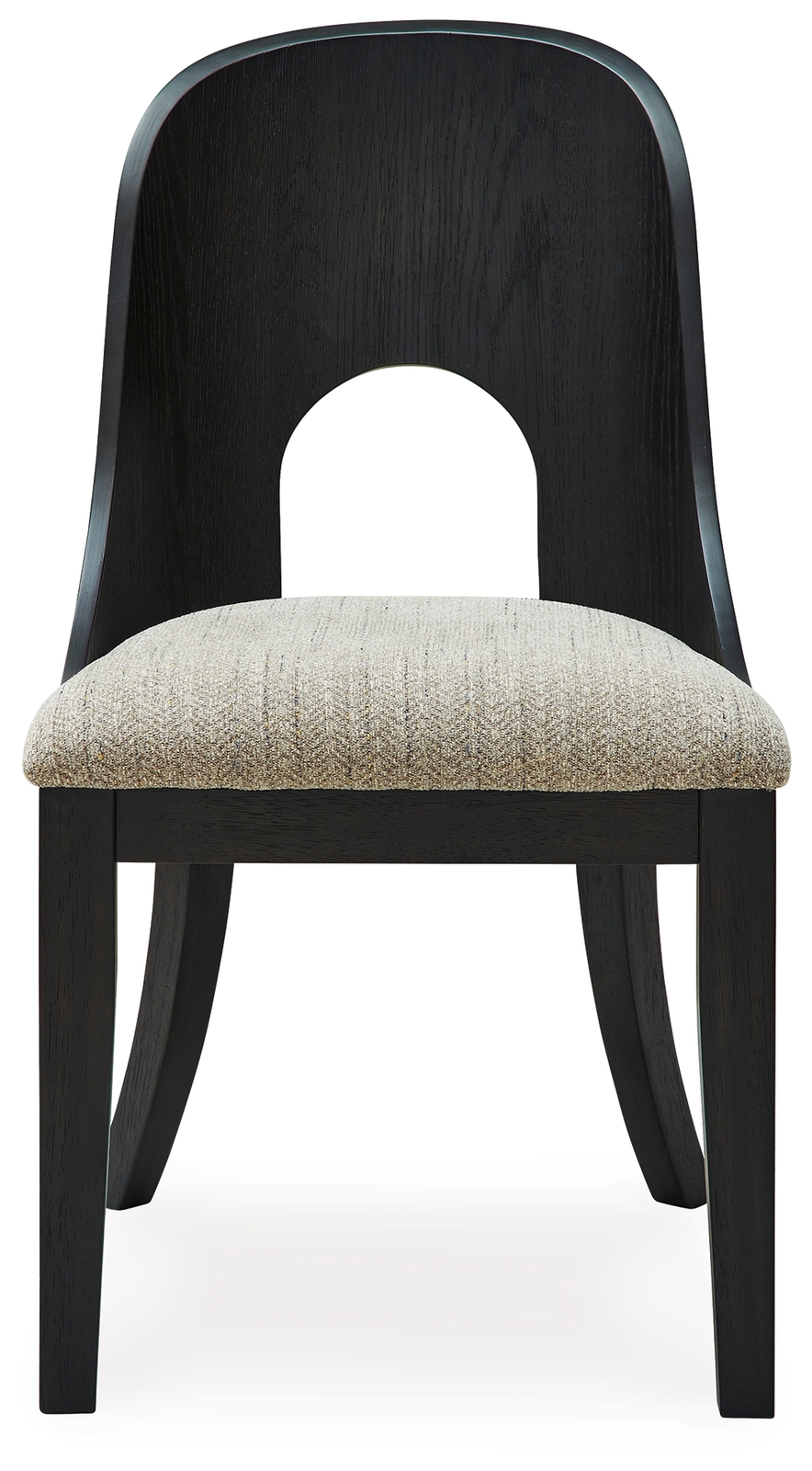 Rowanbeck - Dining Upholstered Side Chair (Set of 2) - Gray / Black - Image 4
