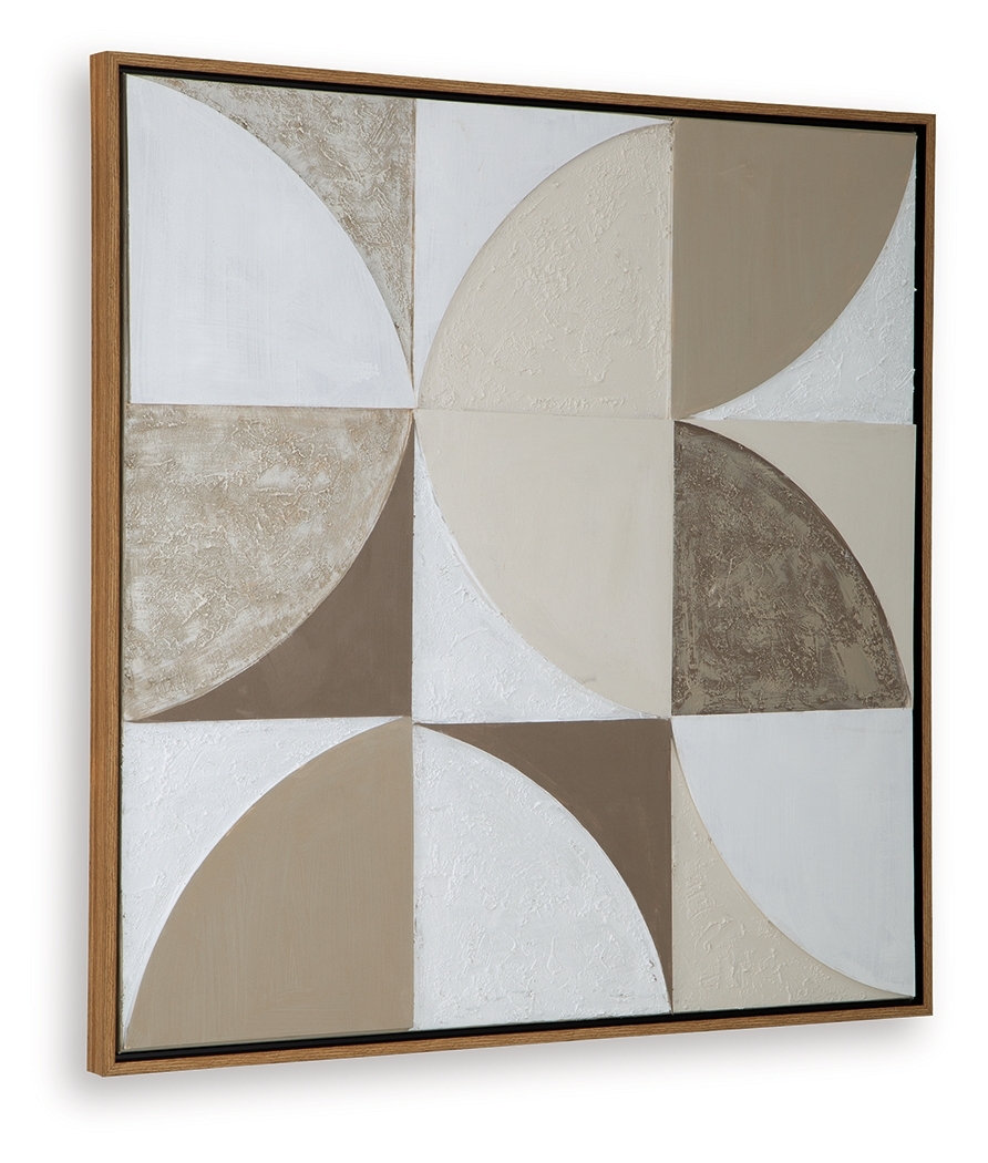 Harelman - Wall Art - Tan / Taupe / White - Image 3