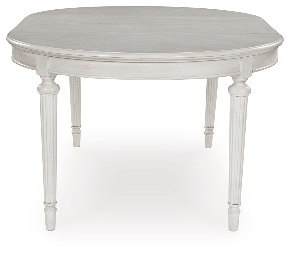 Montelaine - Oval Dining Room Extension Table - Antique White - Image 6