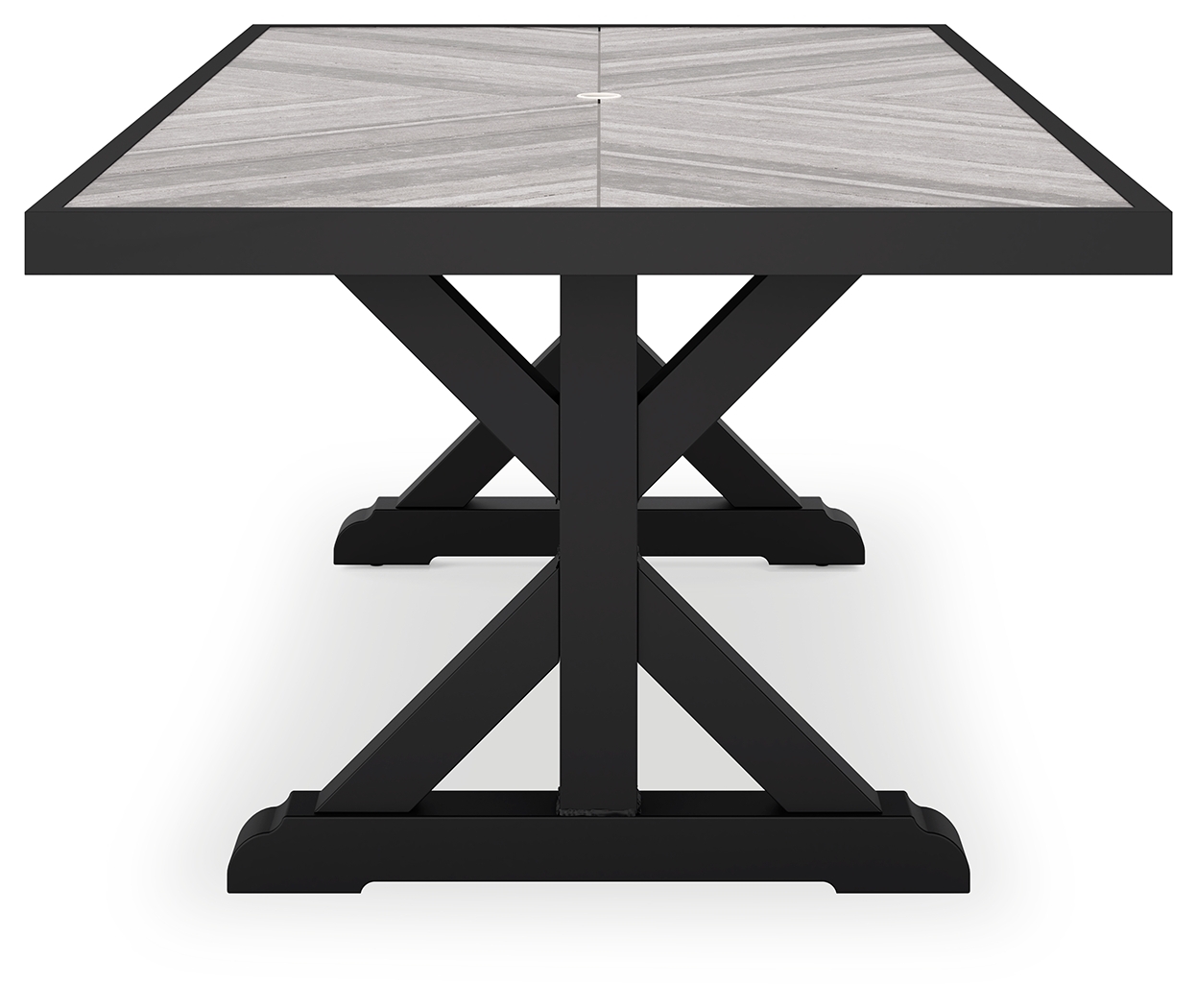 Beachcroft - Rect Dining Table W/Umb Opt - Image 7