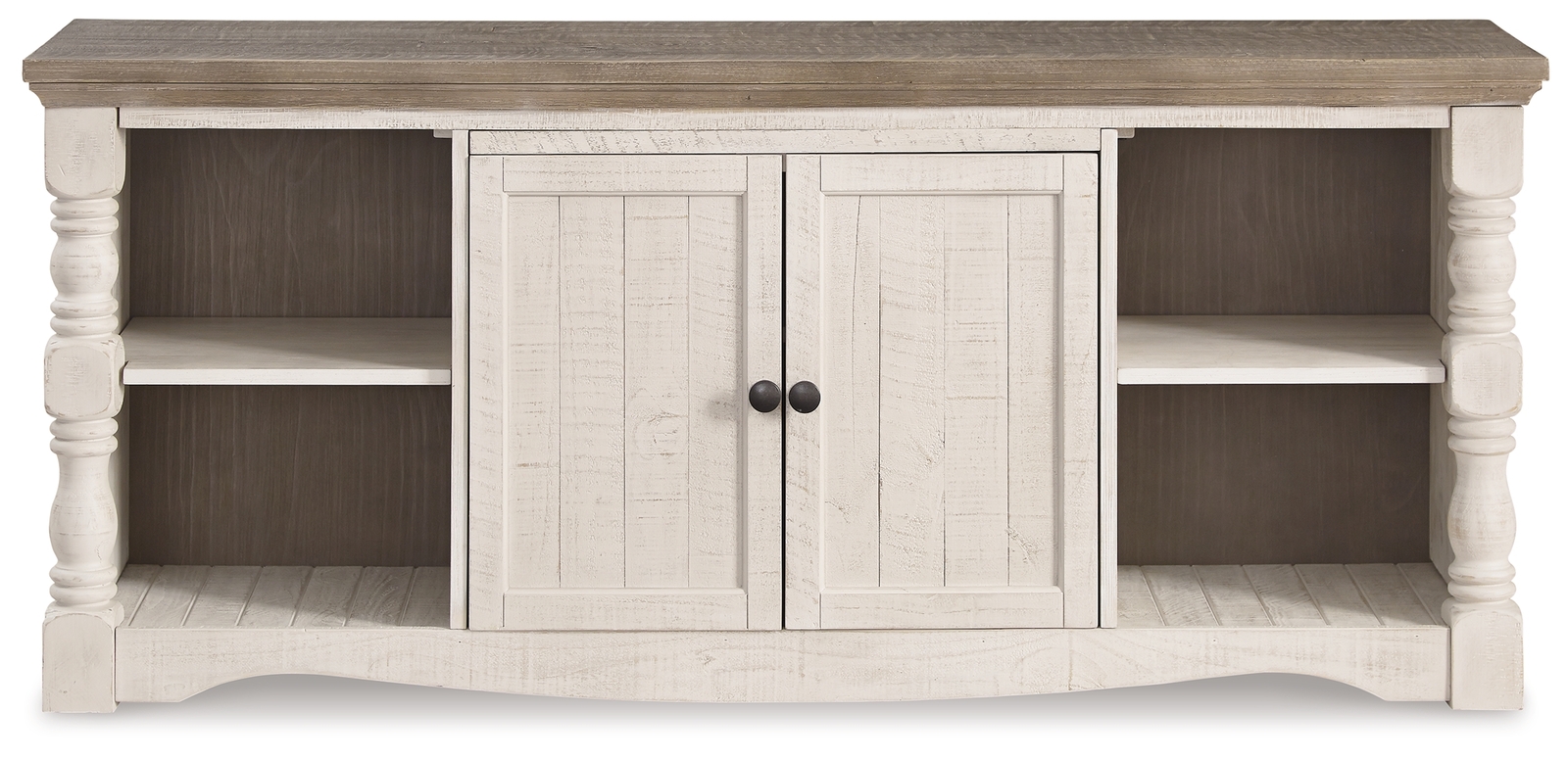 Havalance - 4 Pc. - Entertainment Center - 67" TV Stand - Brown / Beige - Image 7