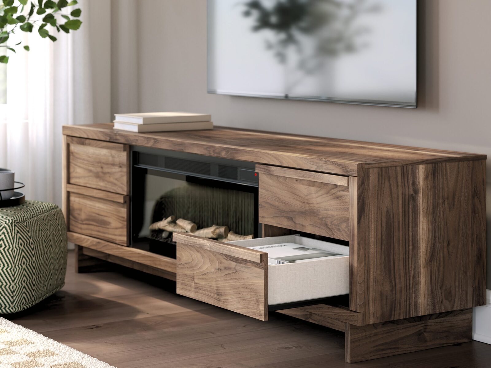 Zadilyn - TV Stand With Fireplace Option - Image 18