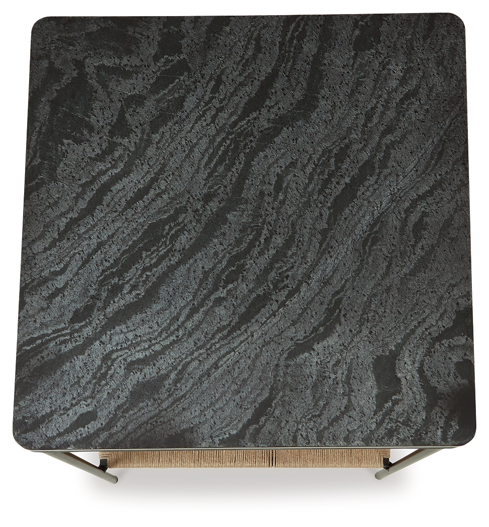 Minrich - Accent Table - Black / Natural - Image 4