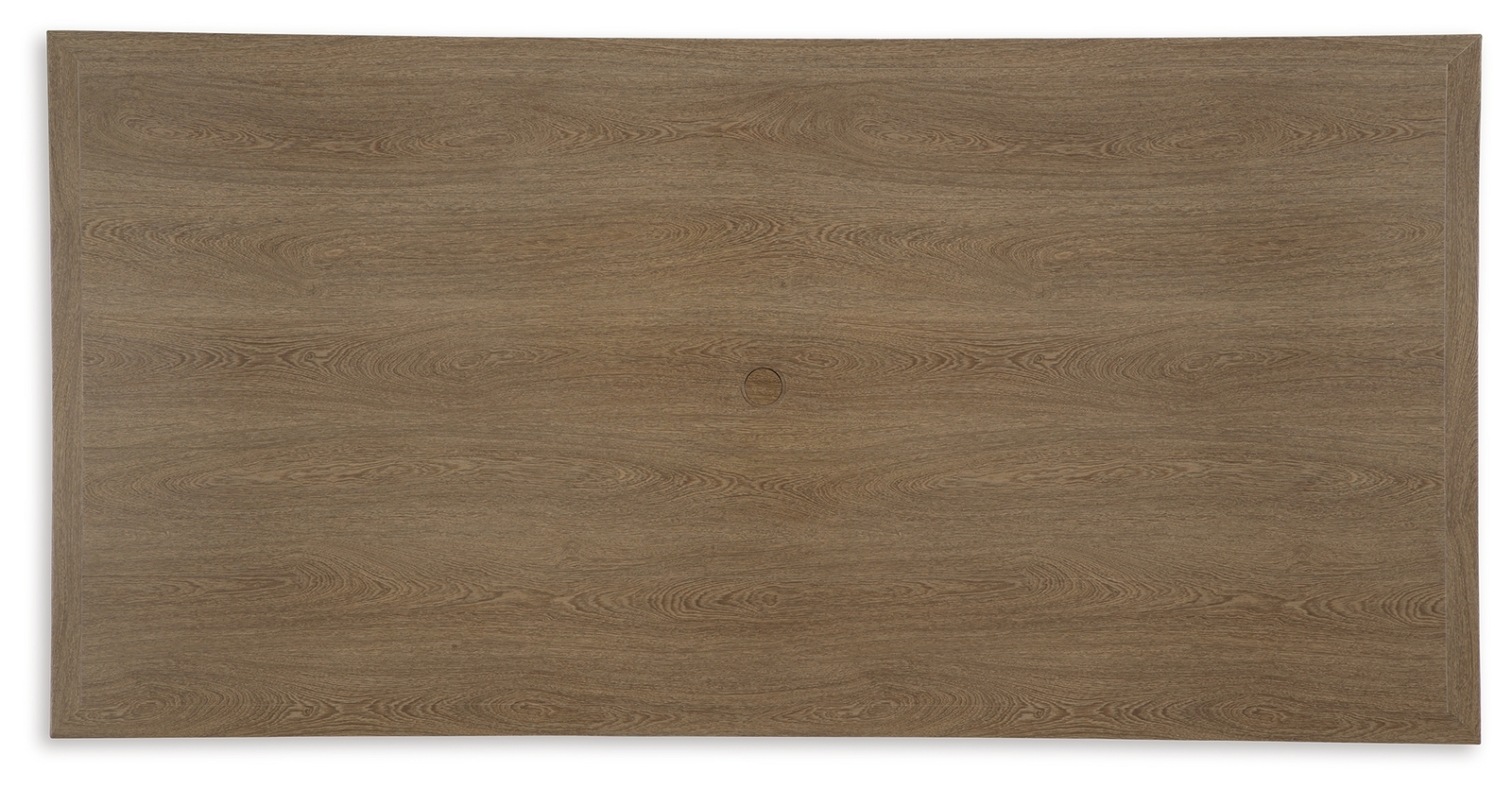 Serene Bay - Rectangular Dining Table With Umbrella Option - Dark Brown - Image 5