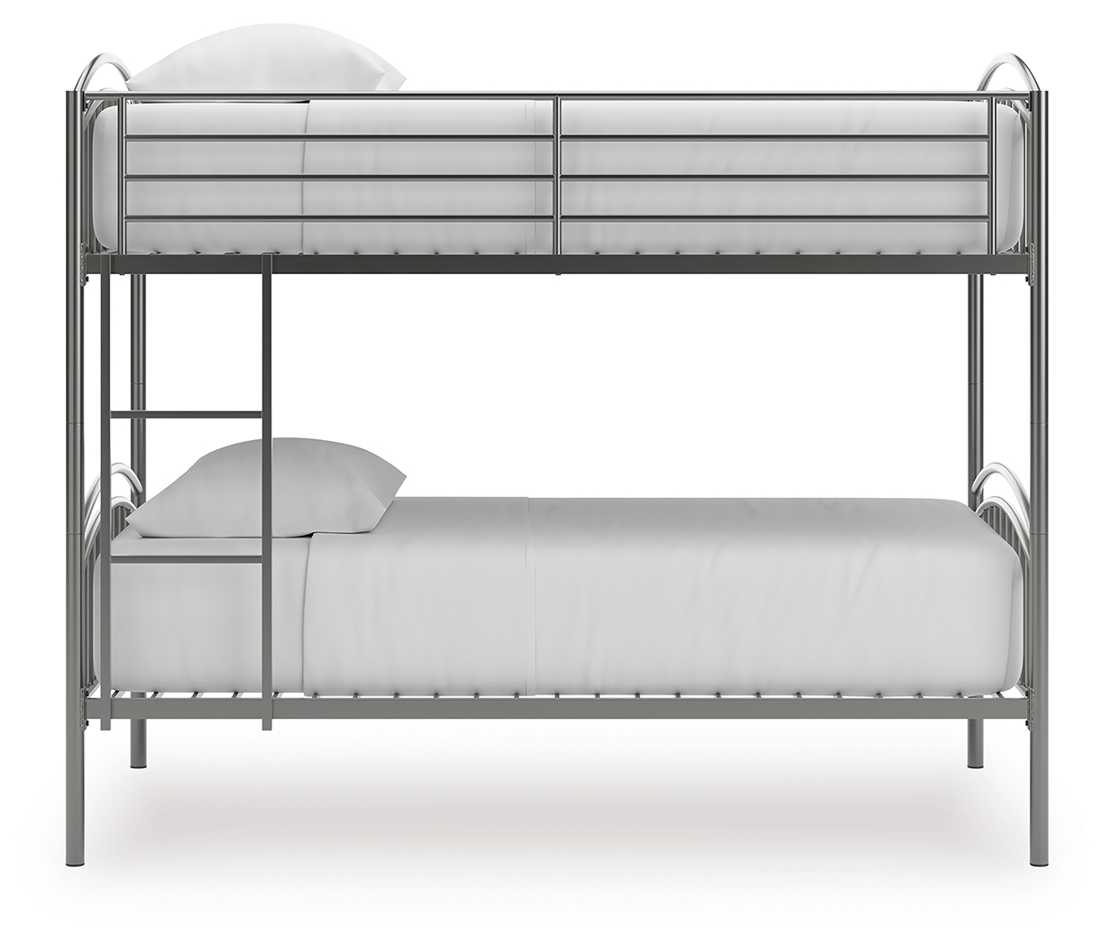 Lanceburg - Twin/Twin Bunk Bed With Ladder - Gray - Image 5