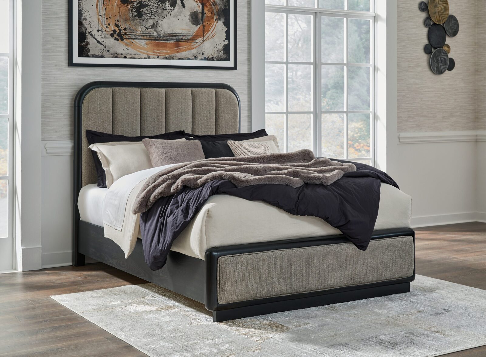 Rowanbeck - Upholstered Panel Bed - Image 11