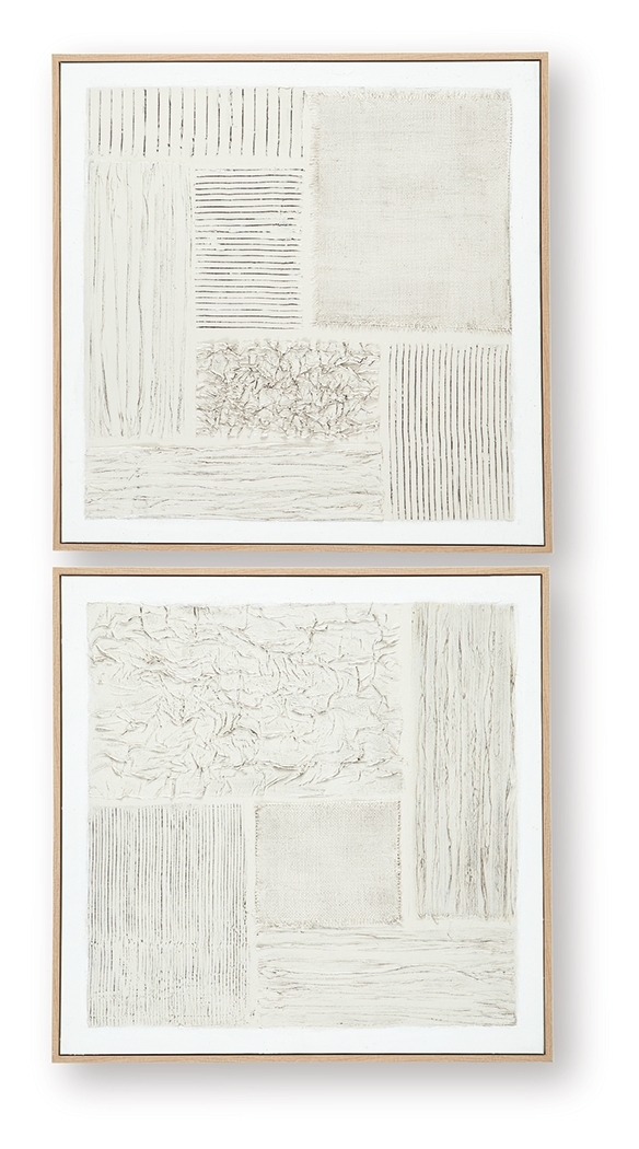 Andorfield - Wall Art Set (Set of 2) - Beige / Black / White - Image 6