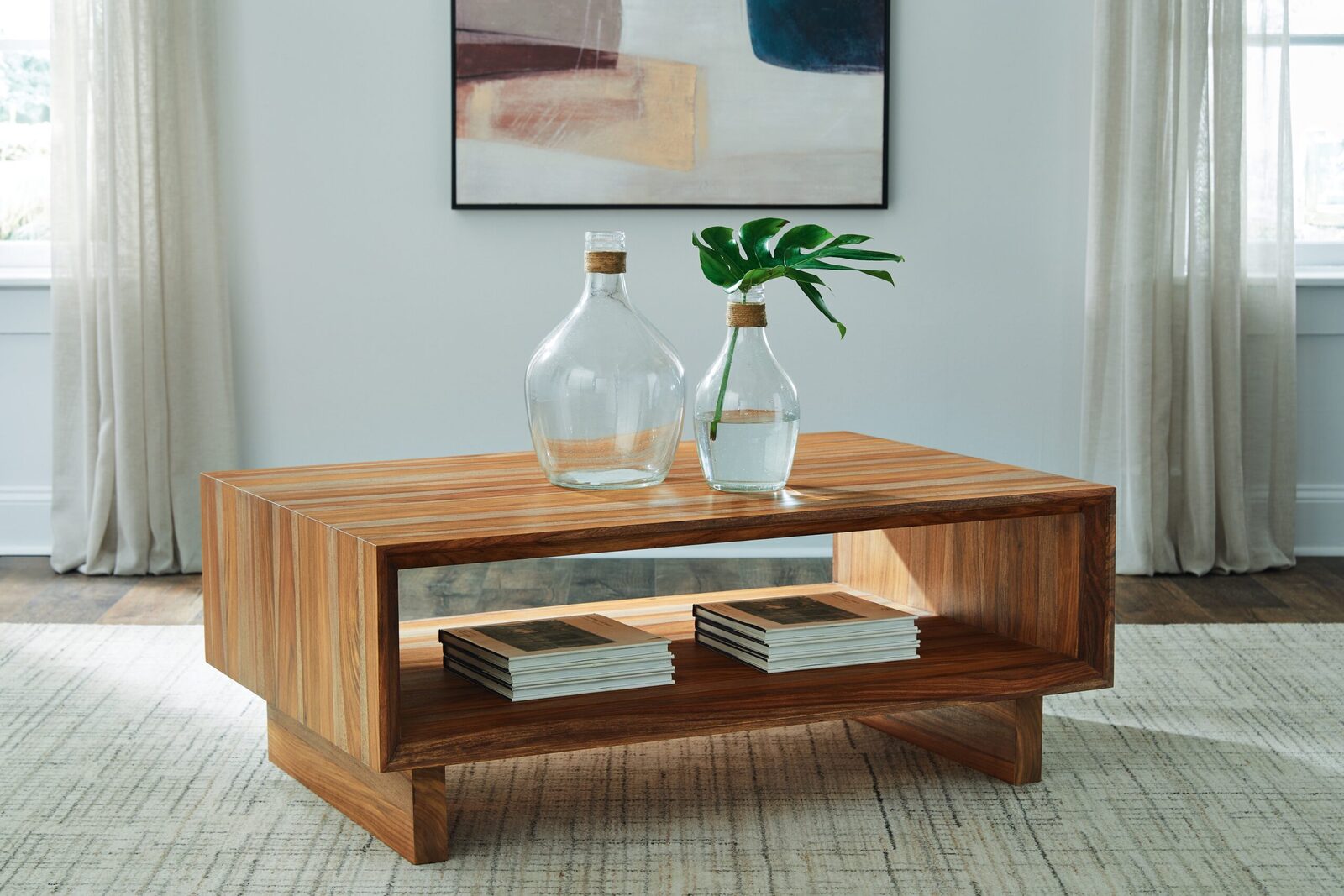 Dressonni - Rectangular Cocktail Table - Brown - Image 2