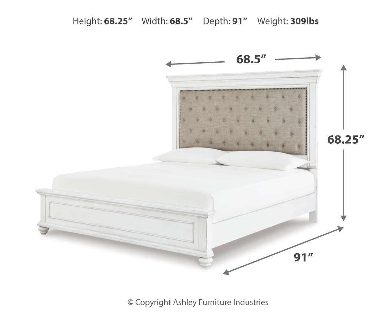 Kanwyn - Upholstered Panel Bed - Image 8