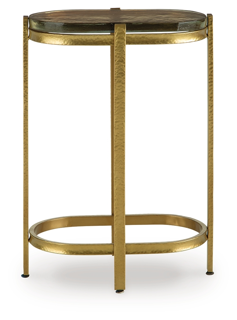 Porterville - Accent Table - Gold Finish - Image 3