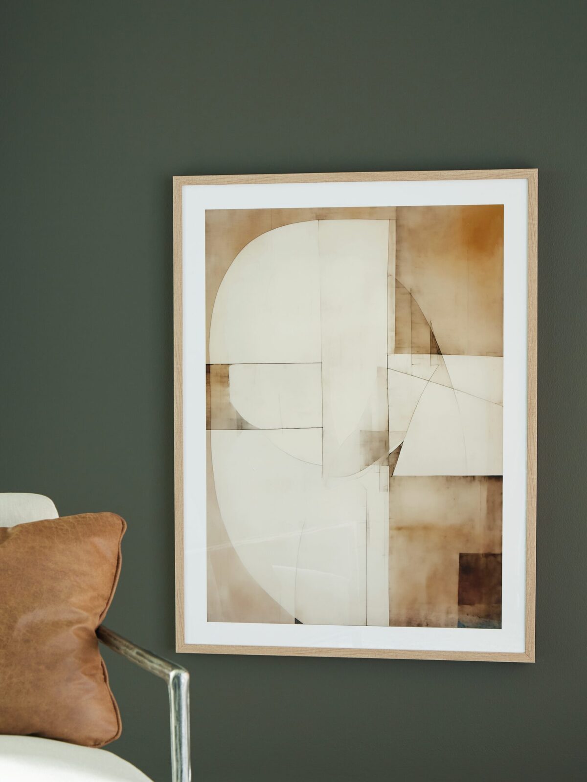 Corlain - Wall Art - Brown / Tan / White - Image 2