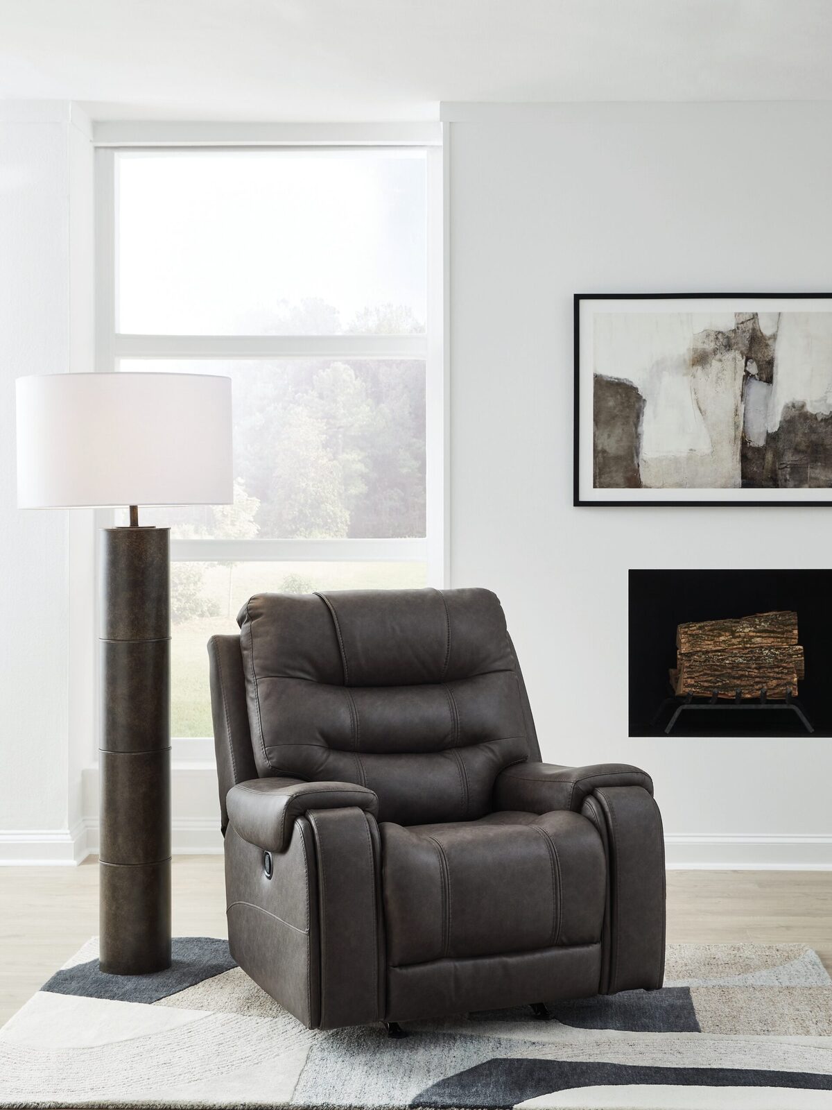 Femley - Rocker Recliner - Smoke - Image 9