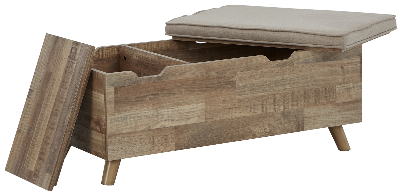 Gerdanet - Storage Bench - Beige - Image 3