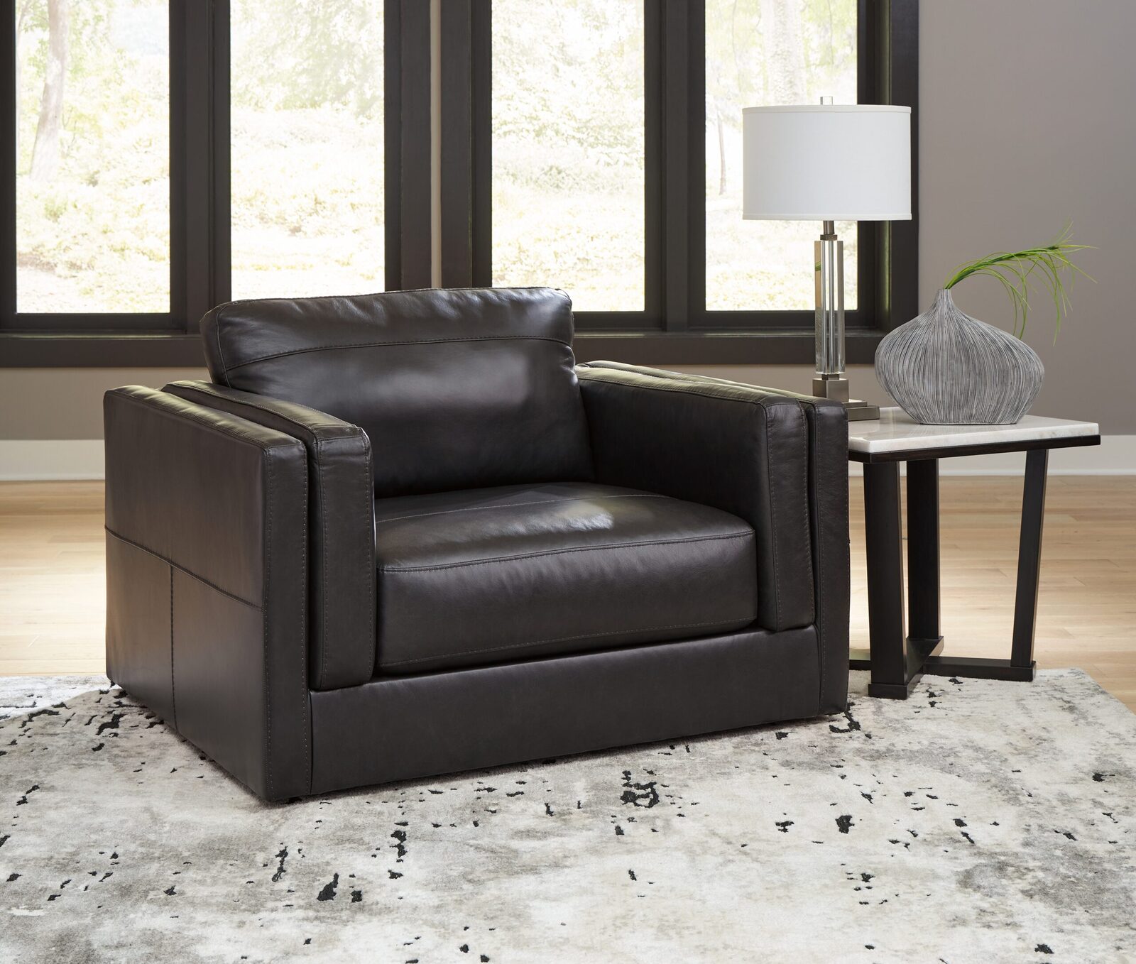 Amiata - Chair And A Half - Onyx - Image 2