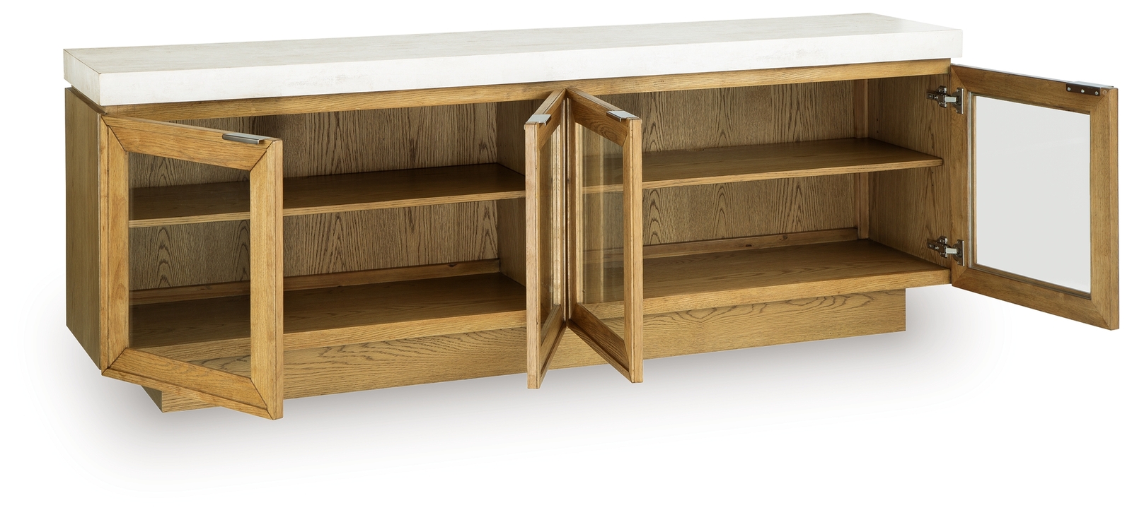 Adanworth - Accent Cabinet - Light Brown / Gray - Image 3