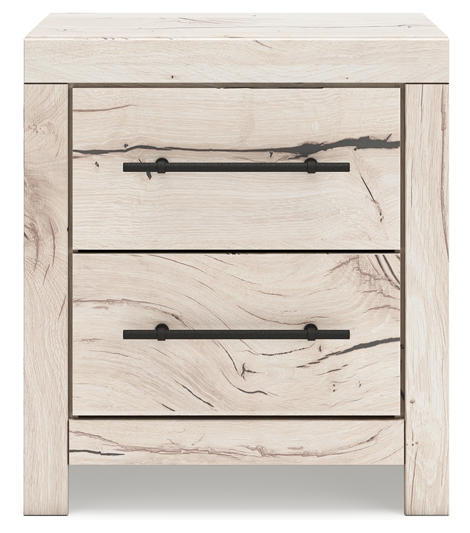 Lawroy - Two Drawer Night Stand - Light Natural - Image 5