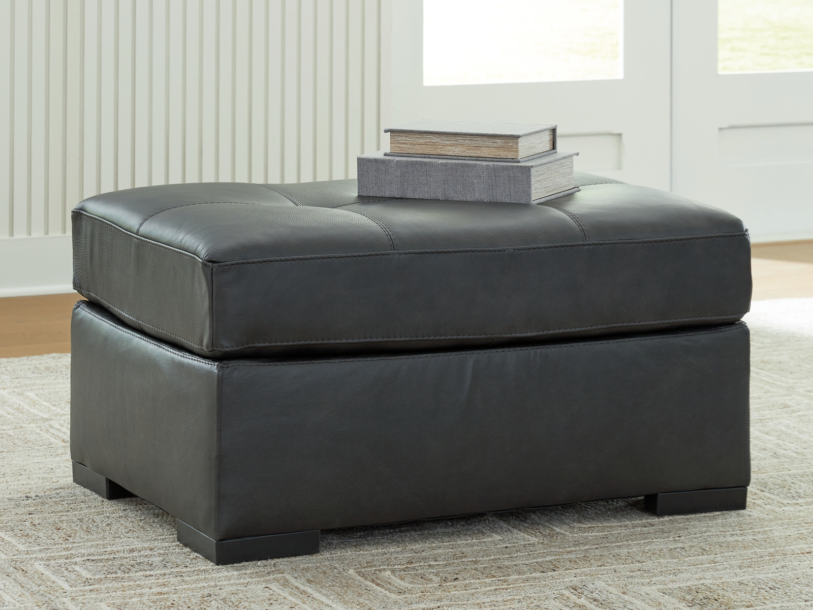 Brindley Pier - Oversized Accent Ottoman - Fog - Image 2