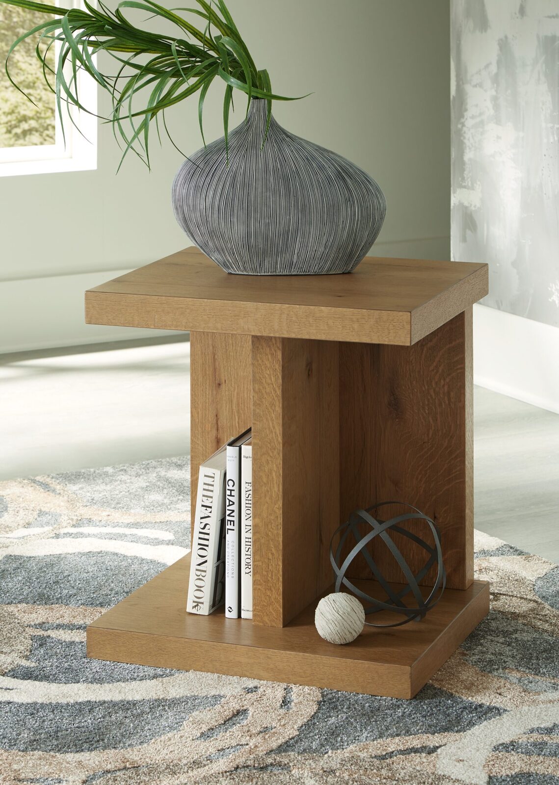 Brinstead - Chair Side End Table - Light Brown - Image 2