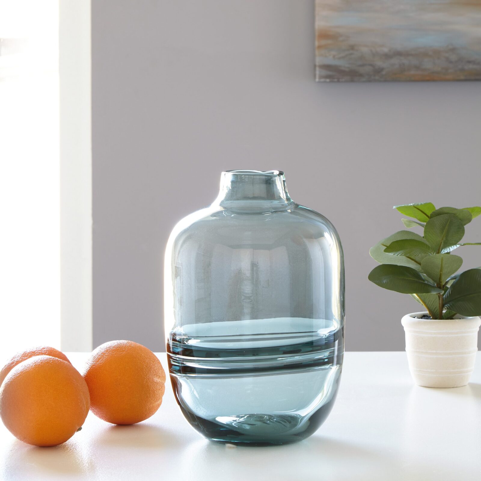 Lemmitt - Vase - Teal - Image 2