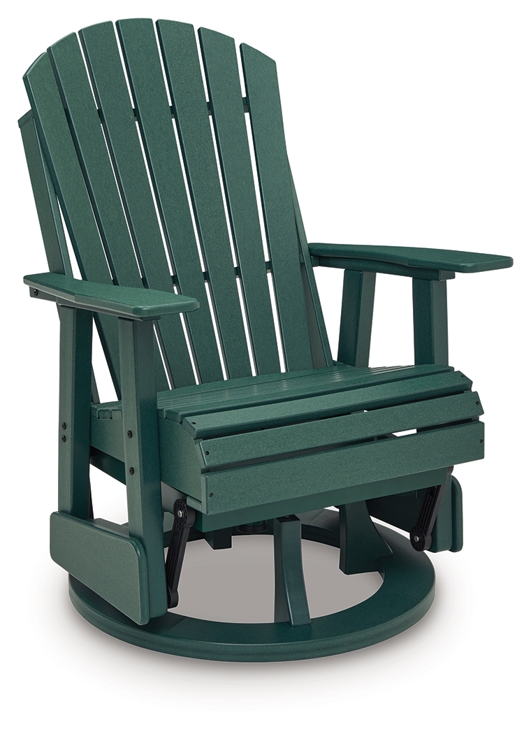 Shell Beach - Swivel Glider Chair - Green - Image 3
