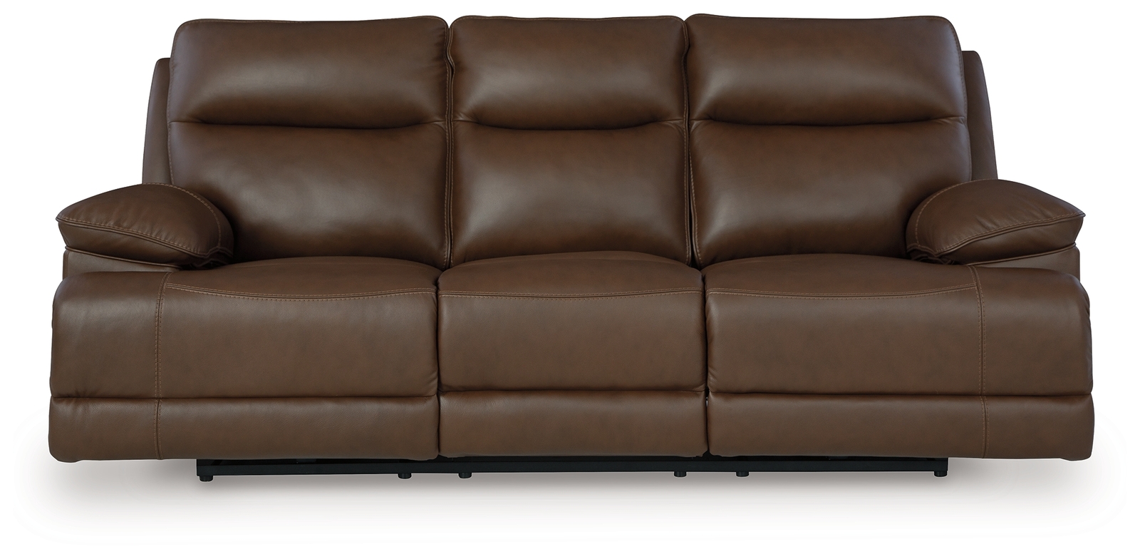 Vonryan - Power Reclining Sofa With Adj Headrest - Tobacco - Image 3