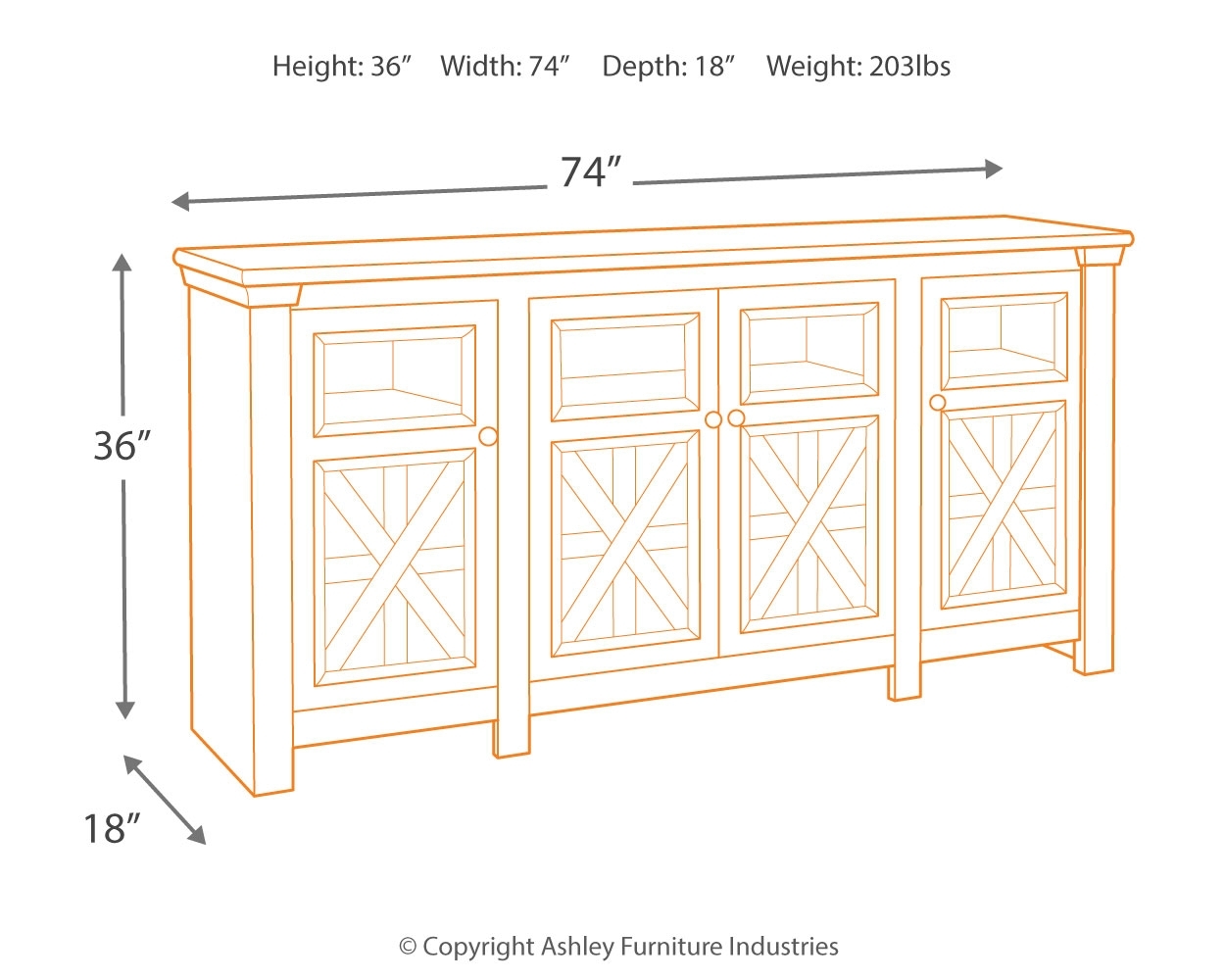 Bolanburg - TV Stand - Image 4