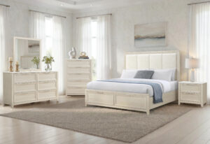 Mariah - 5 Piece Bedroom Set (Bed, Dresser & Mirror, Nightstand, Chest)