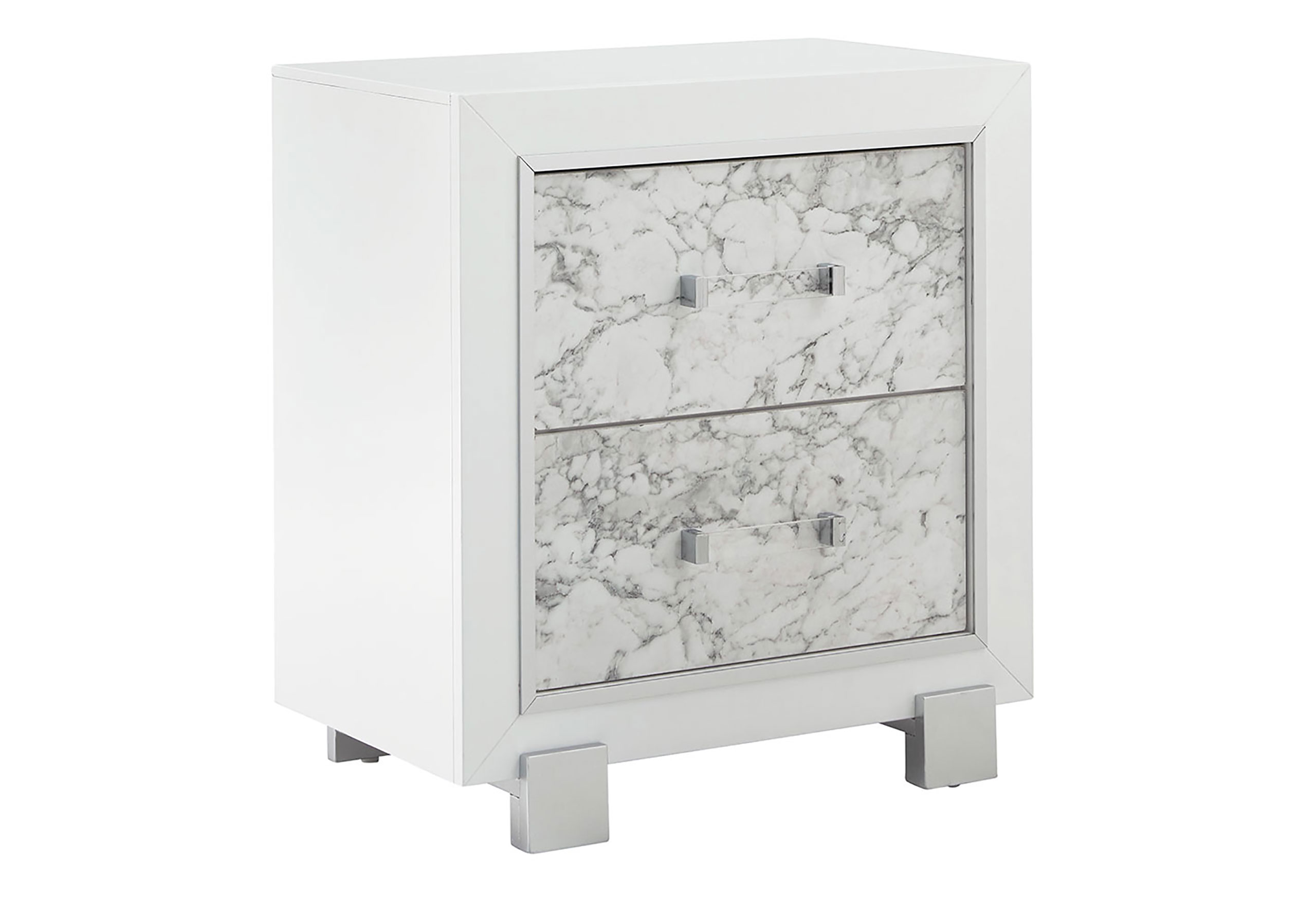 Santorini - Nightstand - White - Image 2