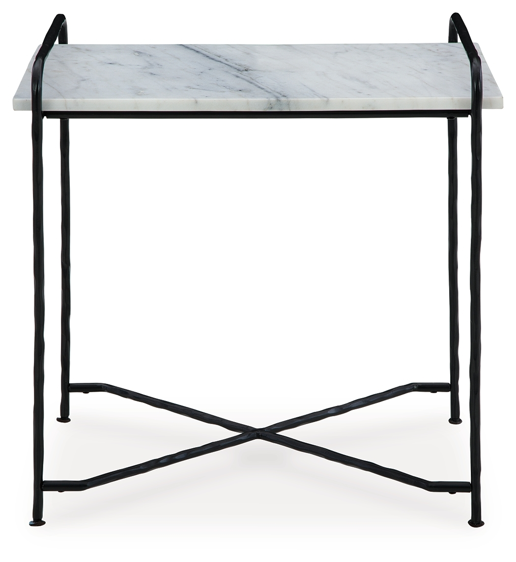 Ashber - Accent Table - White / Black - Image 3