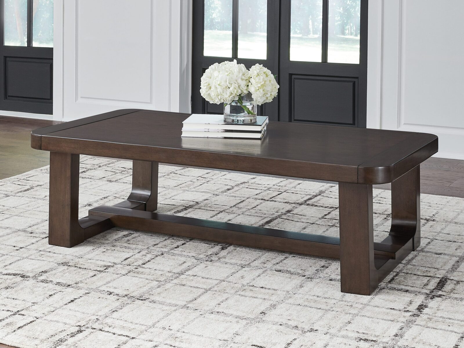 Breckington - Rectangular Cocktail Table - Dark Brown - Image 2