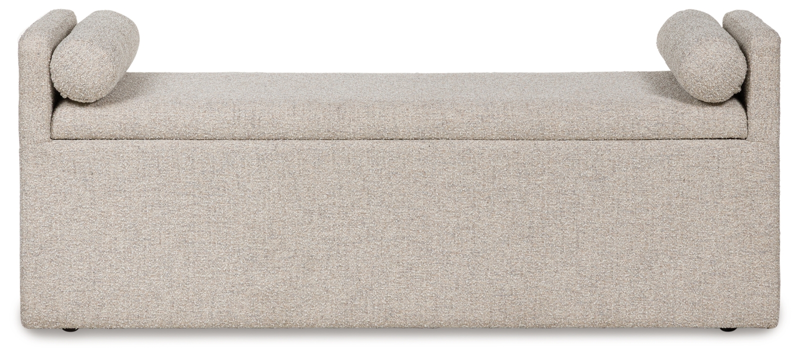 Galliden - Large Upholstered Dining Room Bench - Beige - Image 4