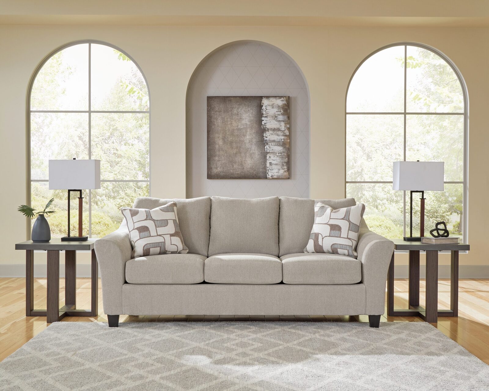 Willarae - 2 Pc. - Sofa, Loveseat - Taupe - Image 2
