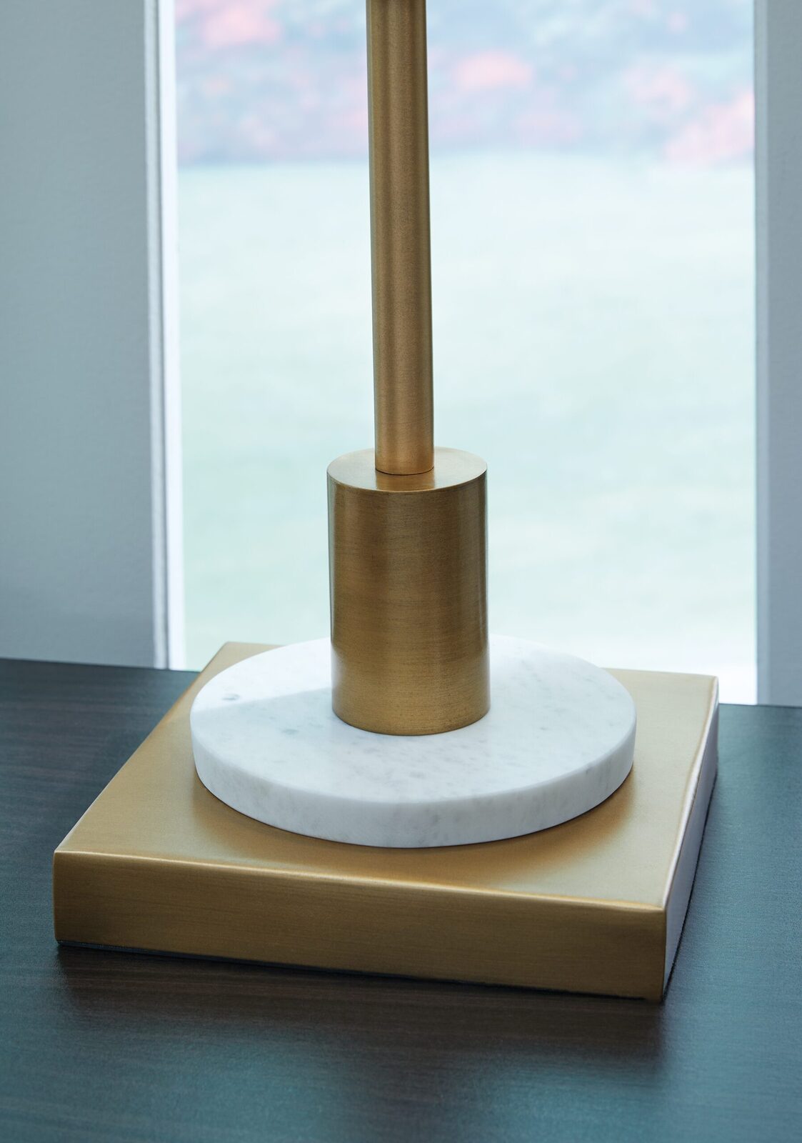 Fritzburn - Metal Table Lamp - Gold Finish / White - Image 3