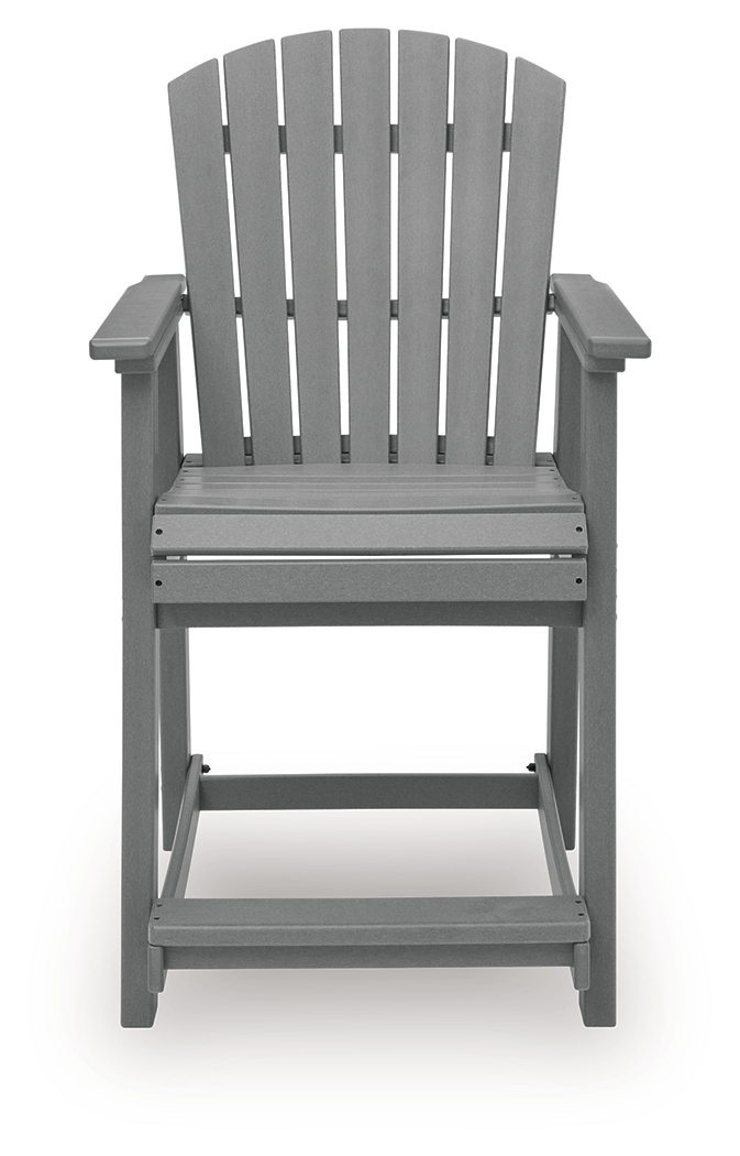 Sanctuary Beach - Barstool (Set of 2) - Dark Gray - Image 4
