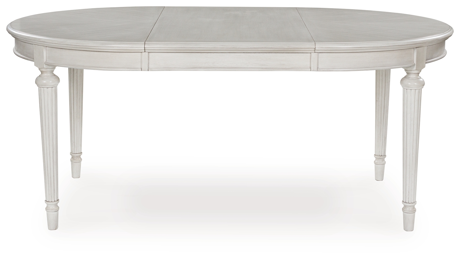 Montelaine - Oval Dining Room Extension Table - Antique White - Image 4