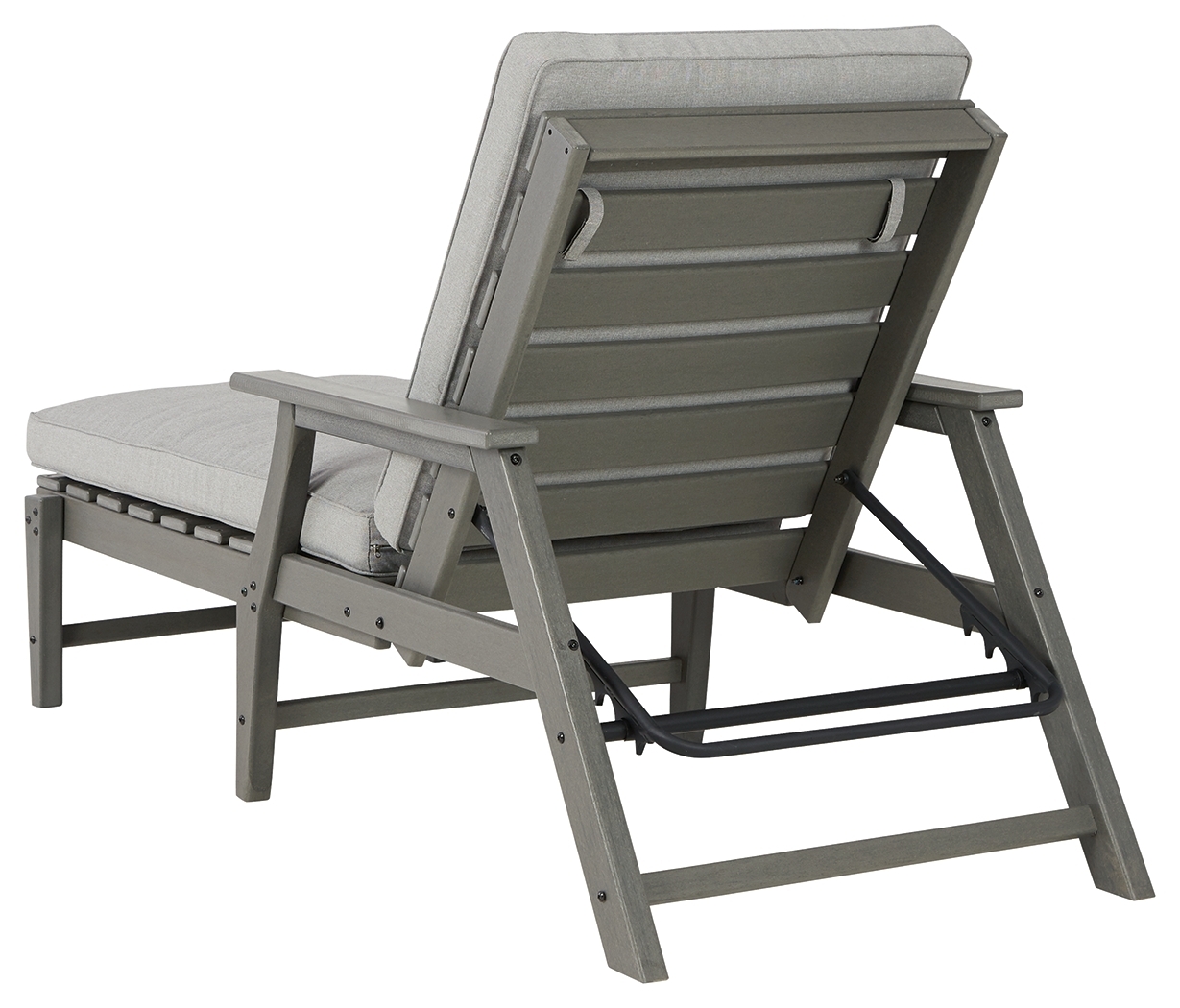 Visola - Chaise Lounge with Cushion - Gray - Image 7