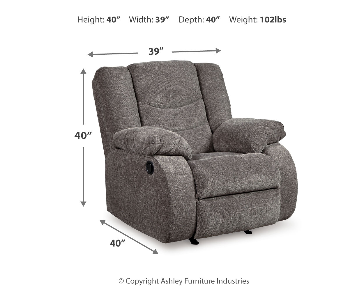 Tulen - Rocker Recliner - Image 4