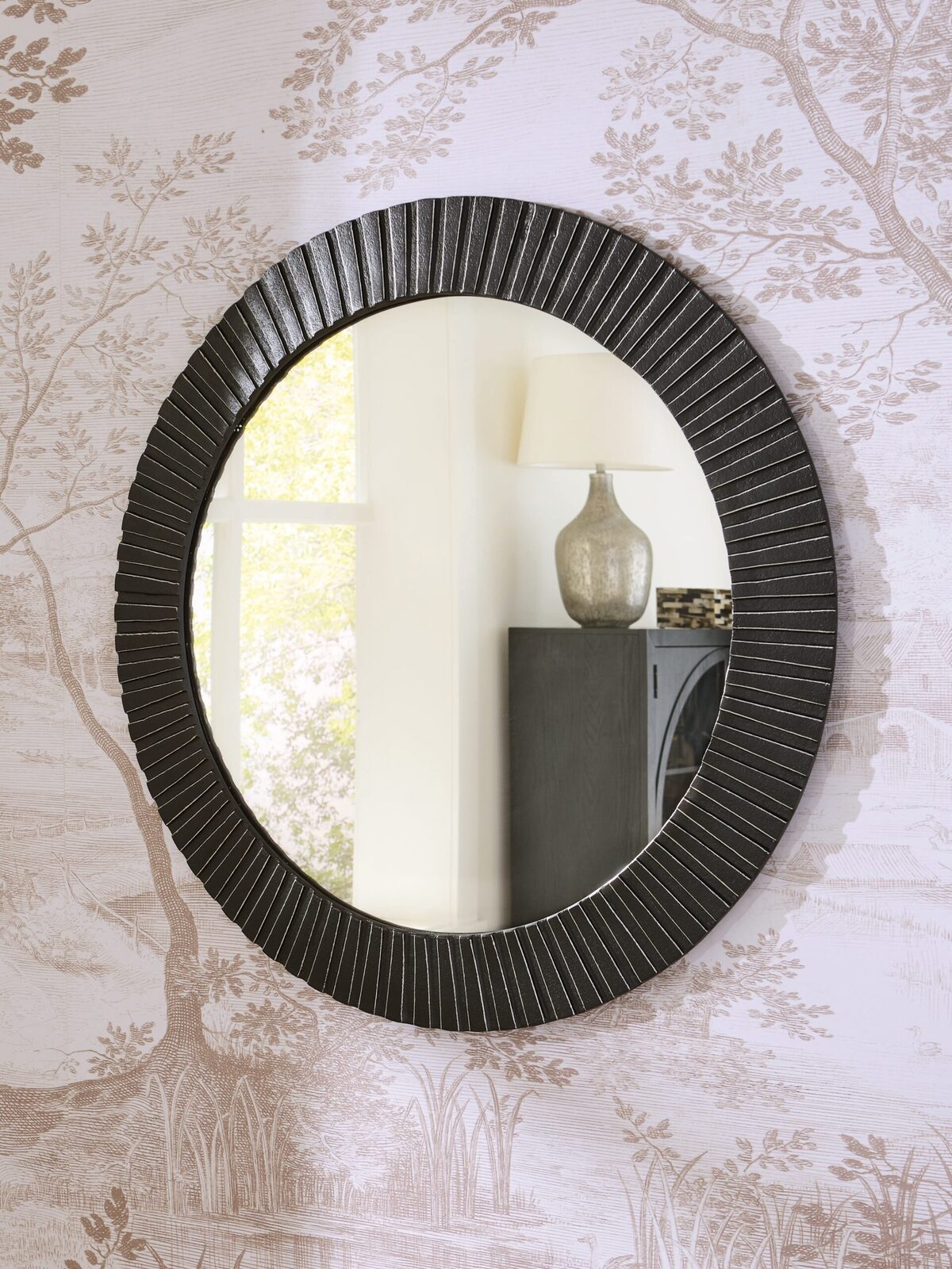 Ozias - Accent Mirror - Black - Image 2