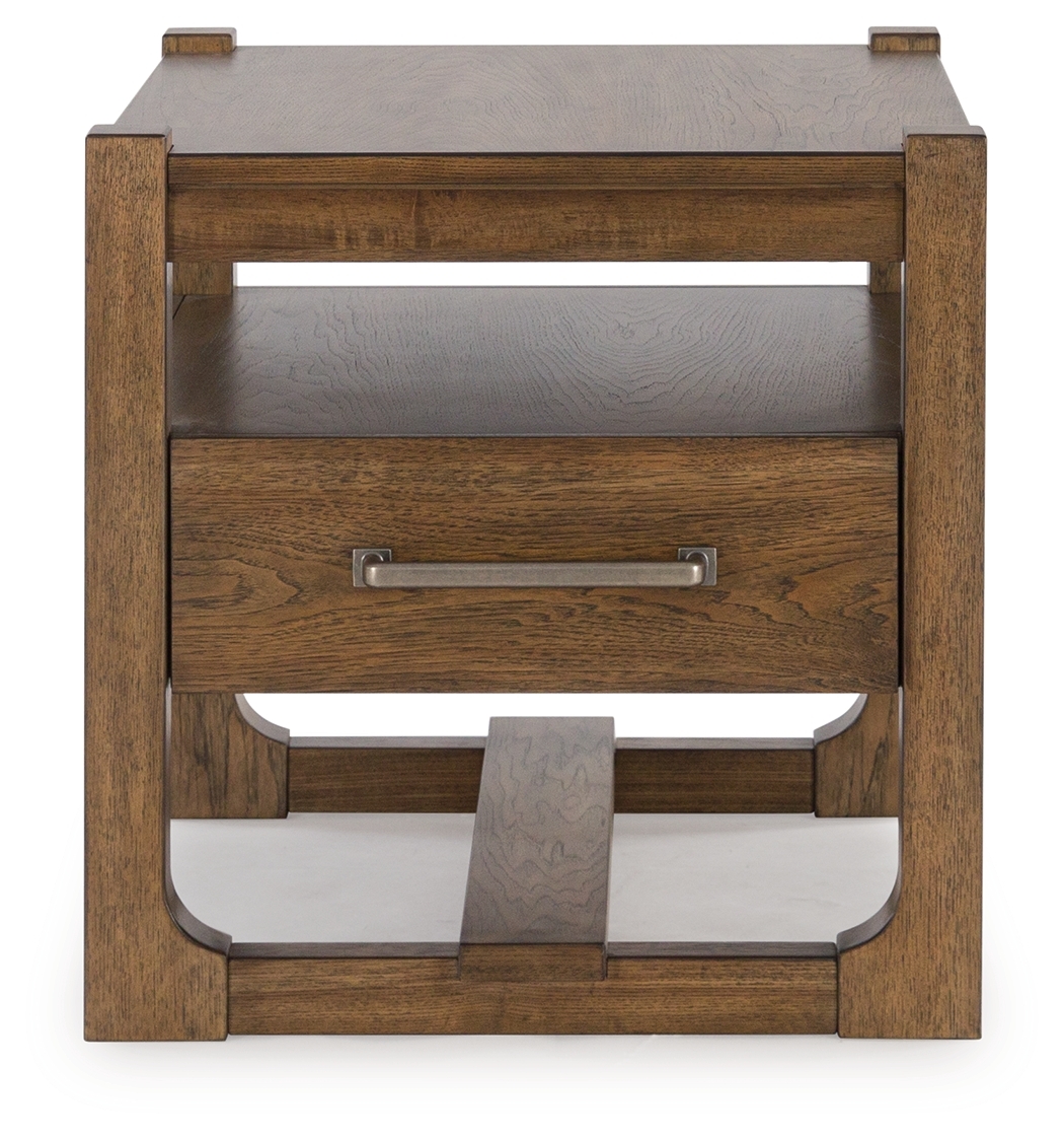 Cabalynn - Square End Table - Light Brown - Image 4