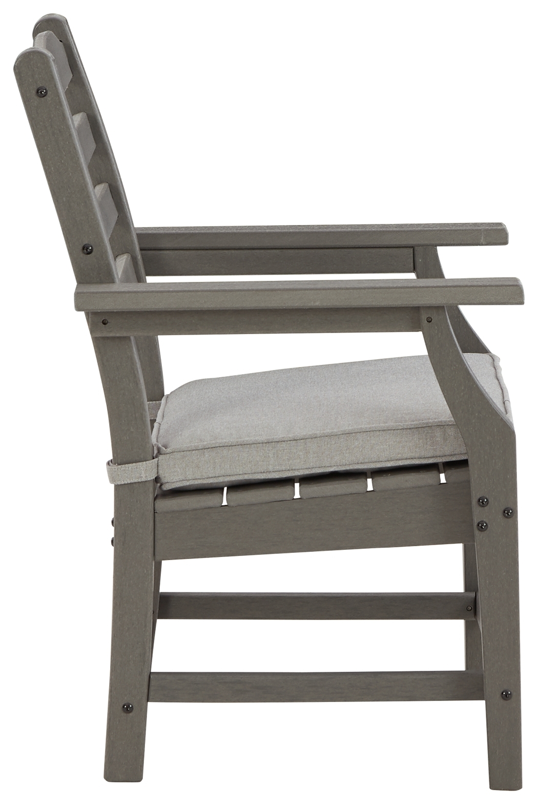 Visola - Arm Chair With Cushion (Set of 2) - Gray - Image 4