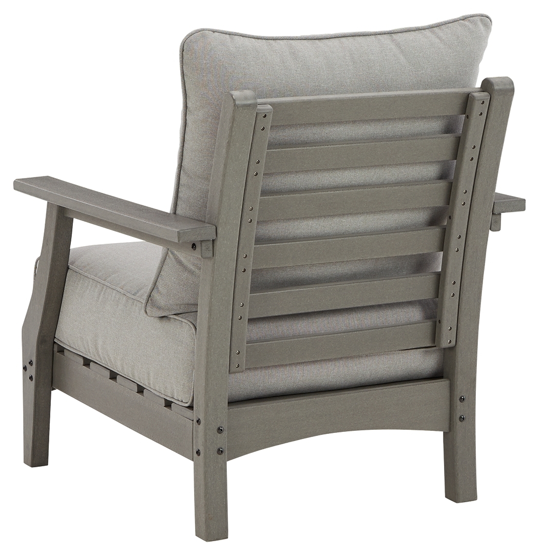 Visola - Lounge Chair w/Cushion (Set of 2) - Gray - Image 6