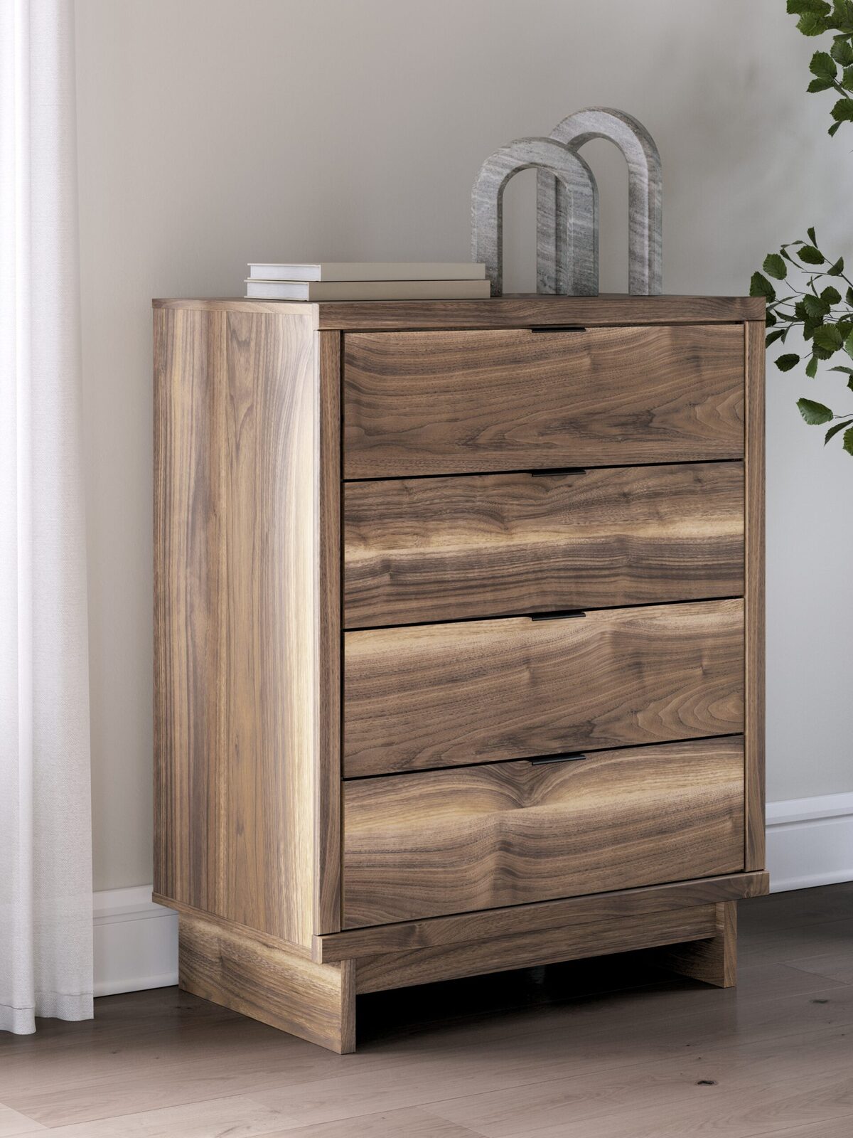 Chirason - Four Drawer Chest - Brown - Image 2