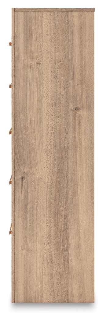 Kinlanni - Five Drawer Chest - Tan - Image 9