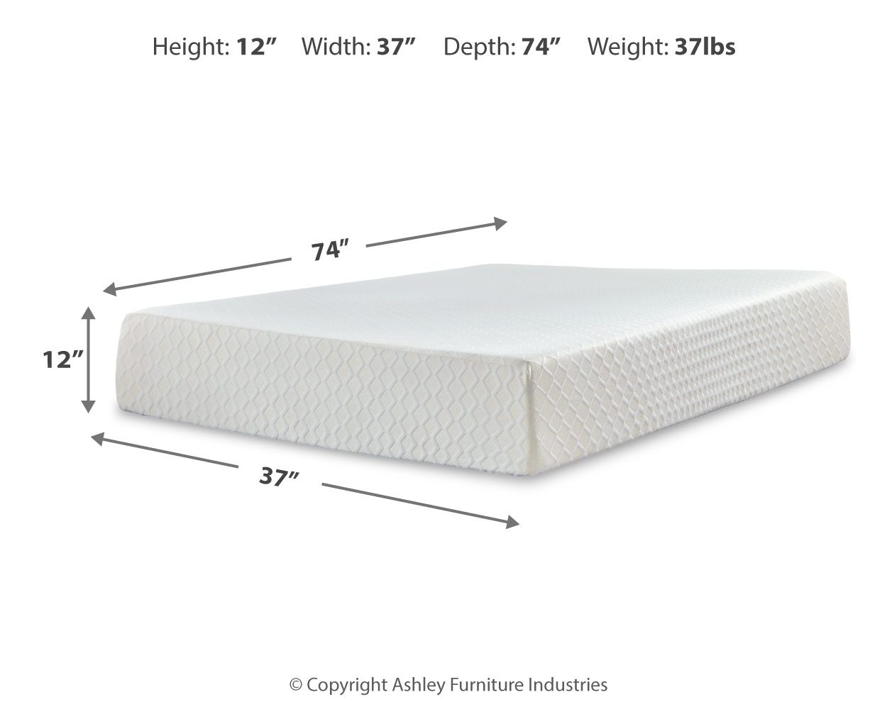 Chime 12 Inch Memory Foam - Memory Foam Mattress - Image 26