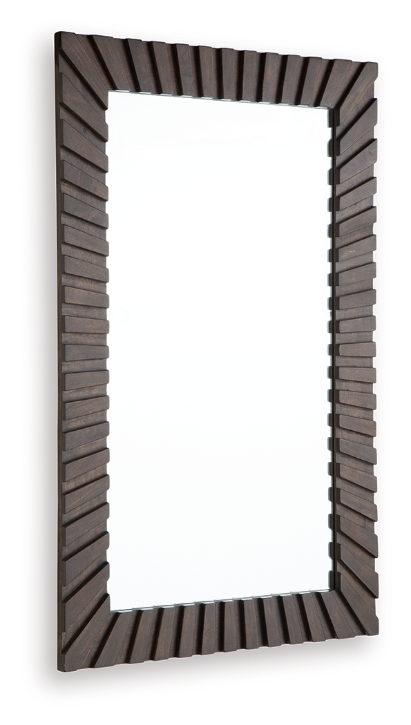 Advin - Accent Mirror - Dark Brown - Image 3