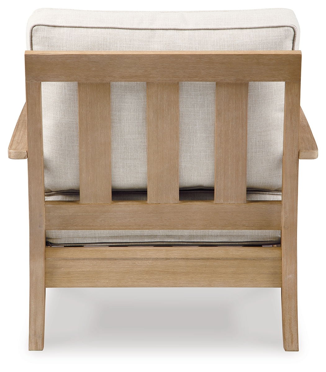 Carter Hall - Lounge Chair With Cushion - Beige - Image 4