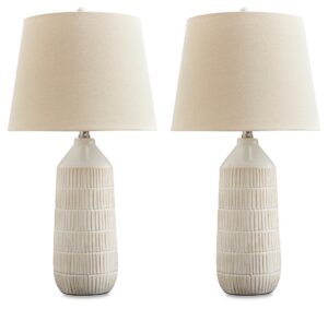 Willport - Ceramic Table Lamp (Set of 2) - Off White