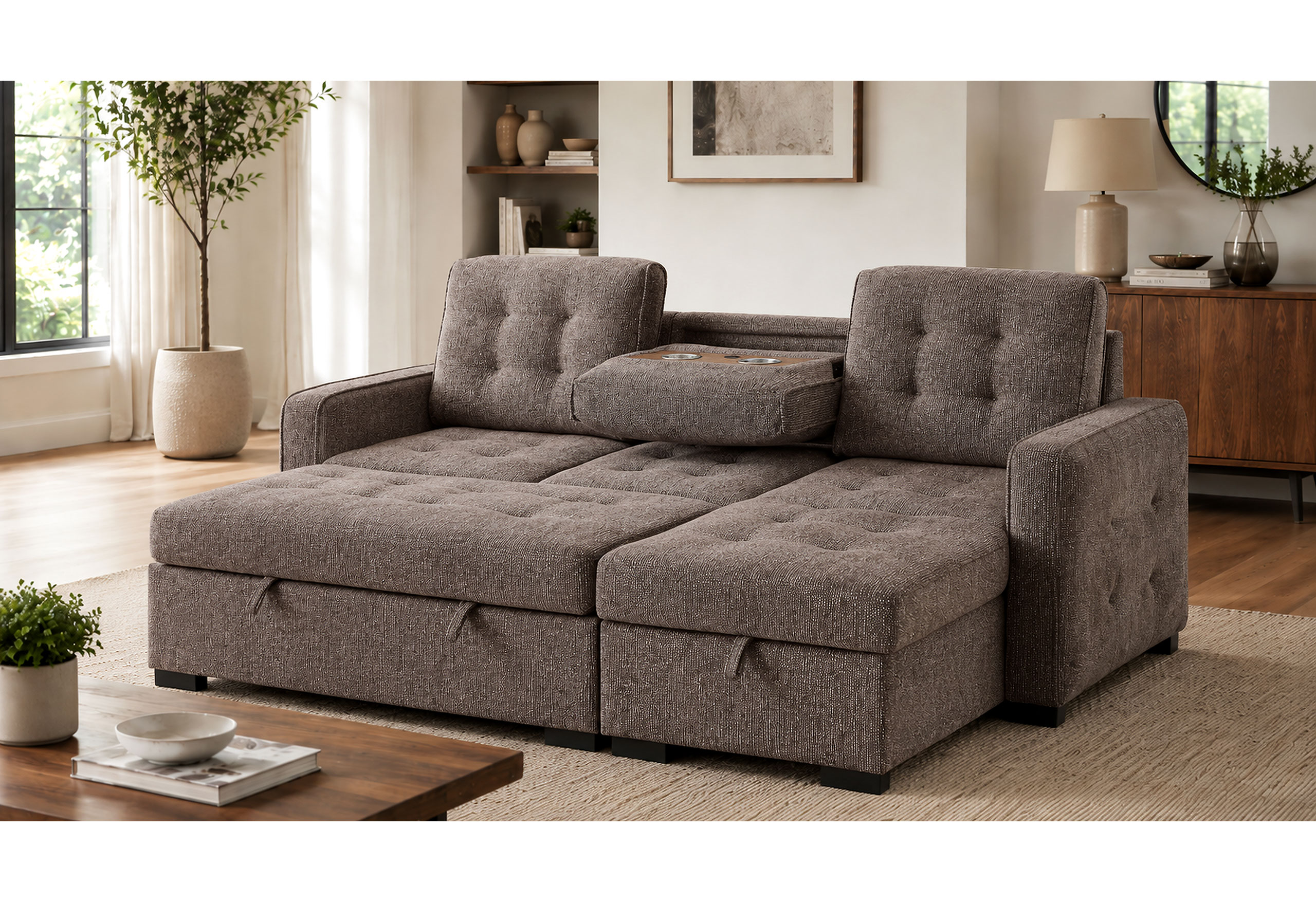 U0707 - Reversible Sofa Bed - Image 4