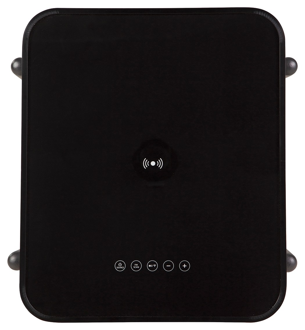 Jorvalee - Accent Table with Speaker - Gray / Black - Image 6